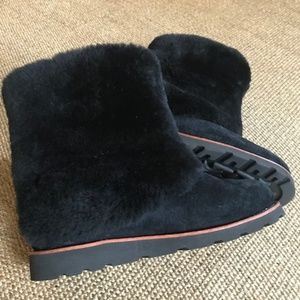 UGG Shearling Cuff Boots